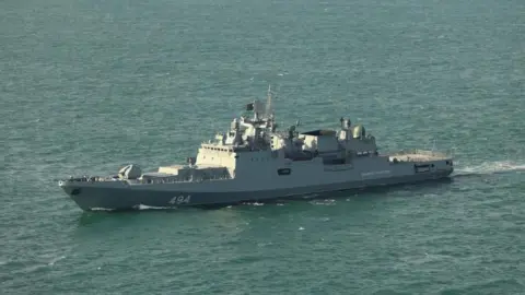 Yacht in peril: British couple recount warning shots fired by Russian warship in English Channel