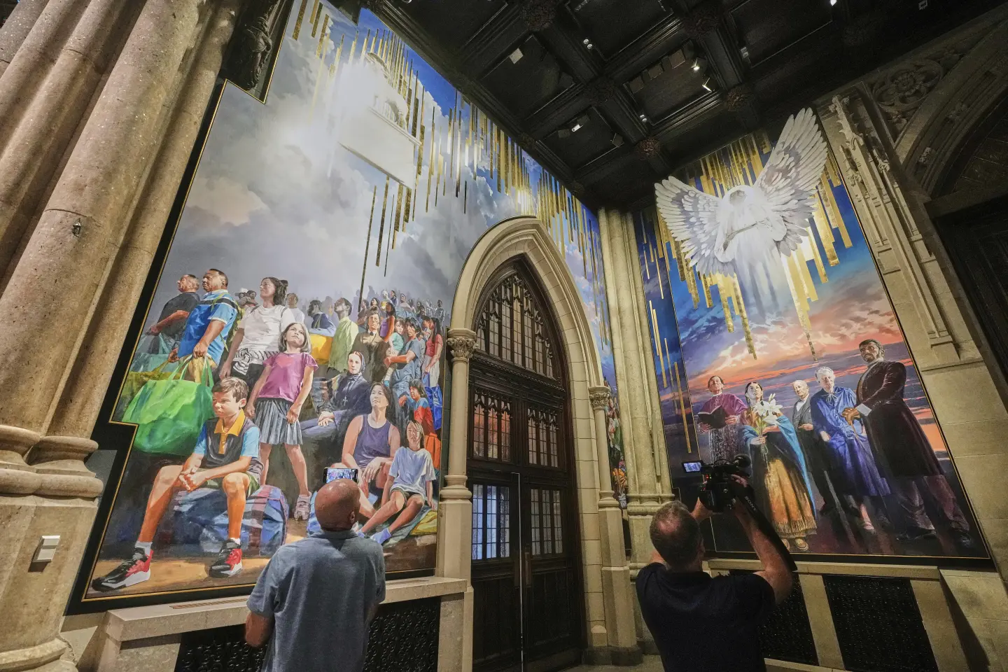 St. Patrick's Cathedral Unveils New Mural Celebrating Immigrant Contributions