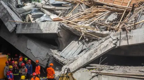 Tragedy Strikes as Indonesian School Collapse Claims Lives