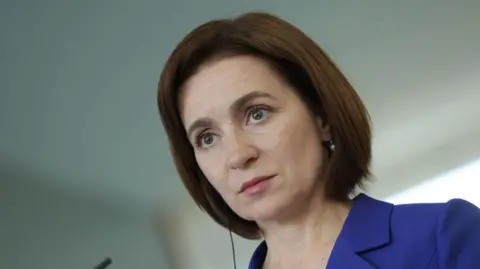 Moldova's President Accuses Kremlin of Threatening Independence Ahead of Elections