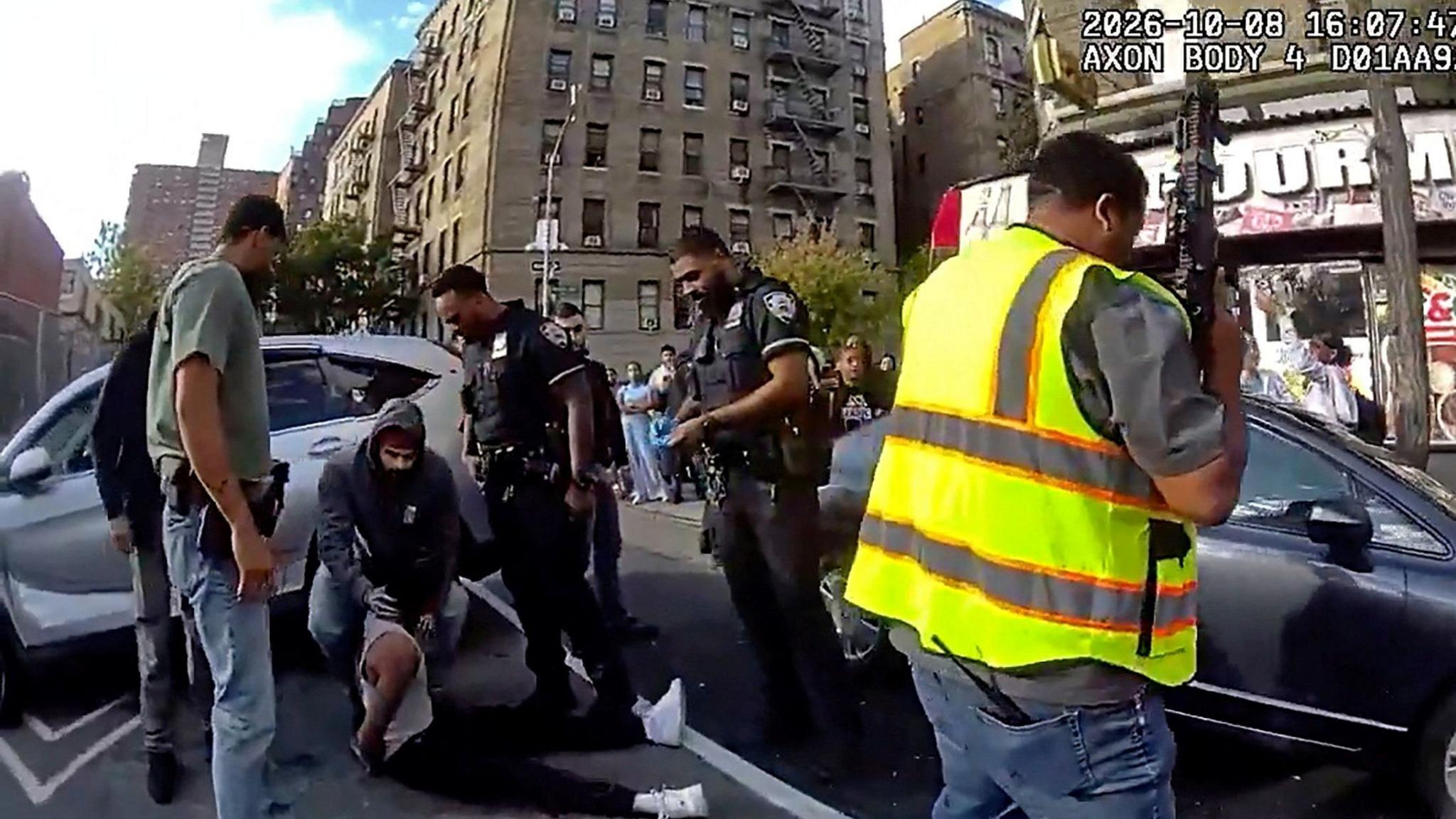 ICE officials defend shooting of man with child in car amid New York controversy