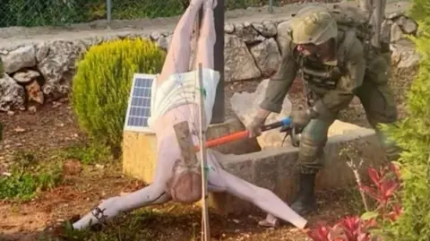 Israeli Soldiers Face Consequences for Vandalizing Jesus Statue in Lebanon