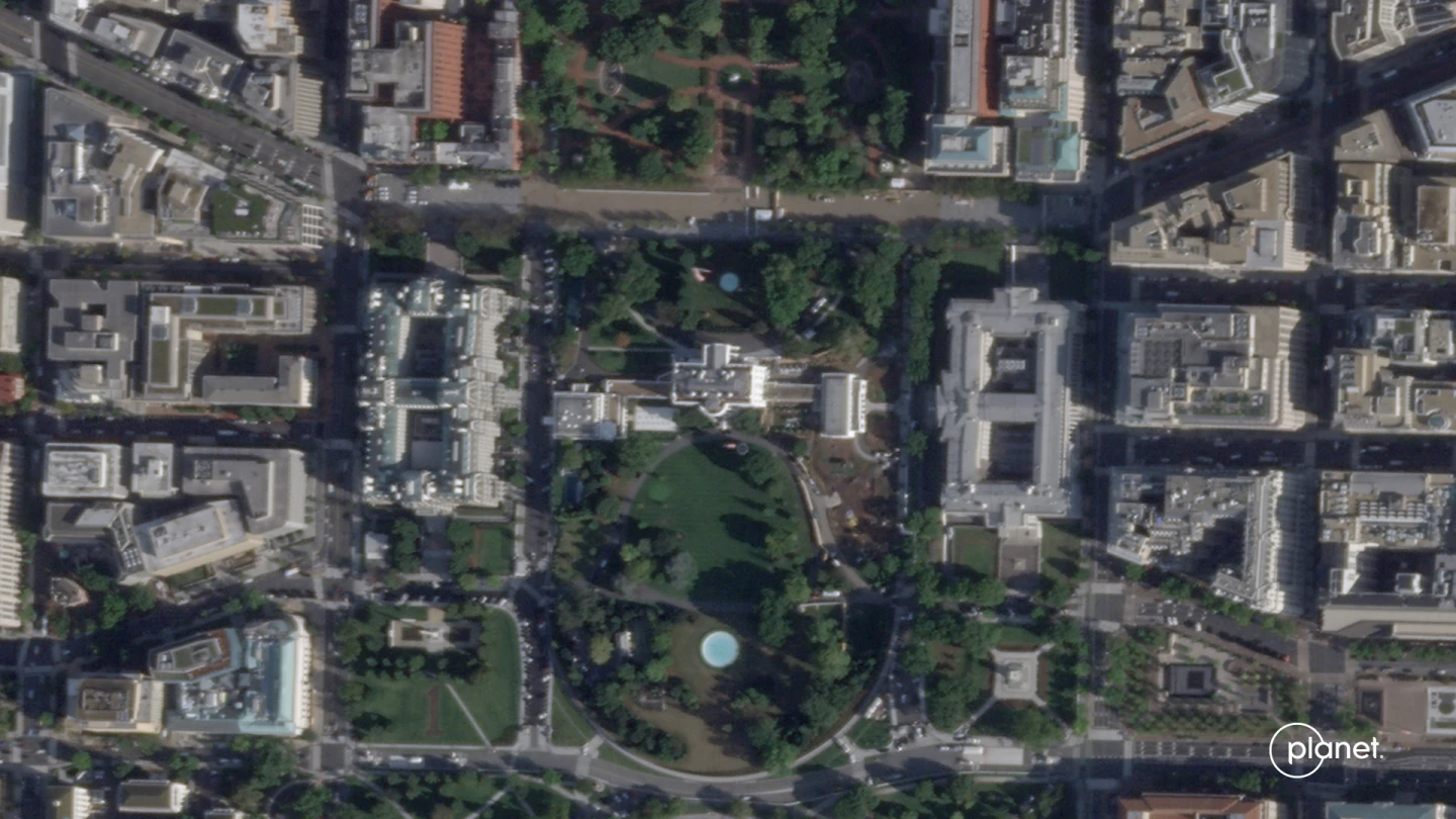 Satellite Images Reveal Demolition of White House East Wing